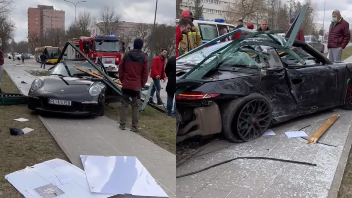 Pool schrijft na 5 dagen Porsche af via Skoda en bushokje