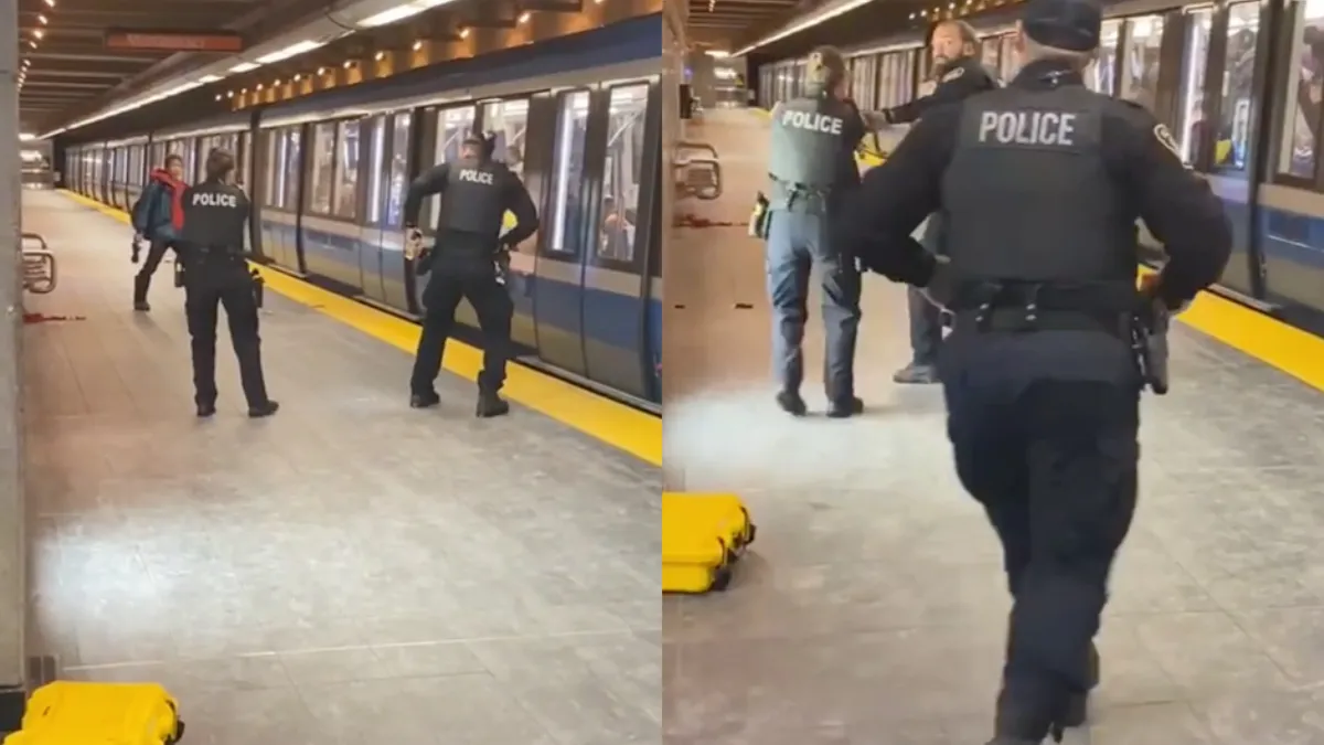 Taser na aanval in metro van Montreal heeft nagenoeg geen effect