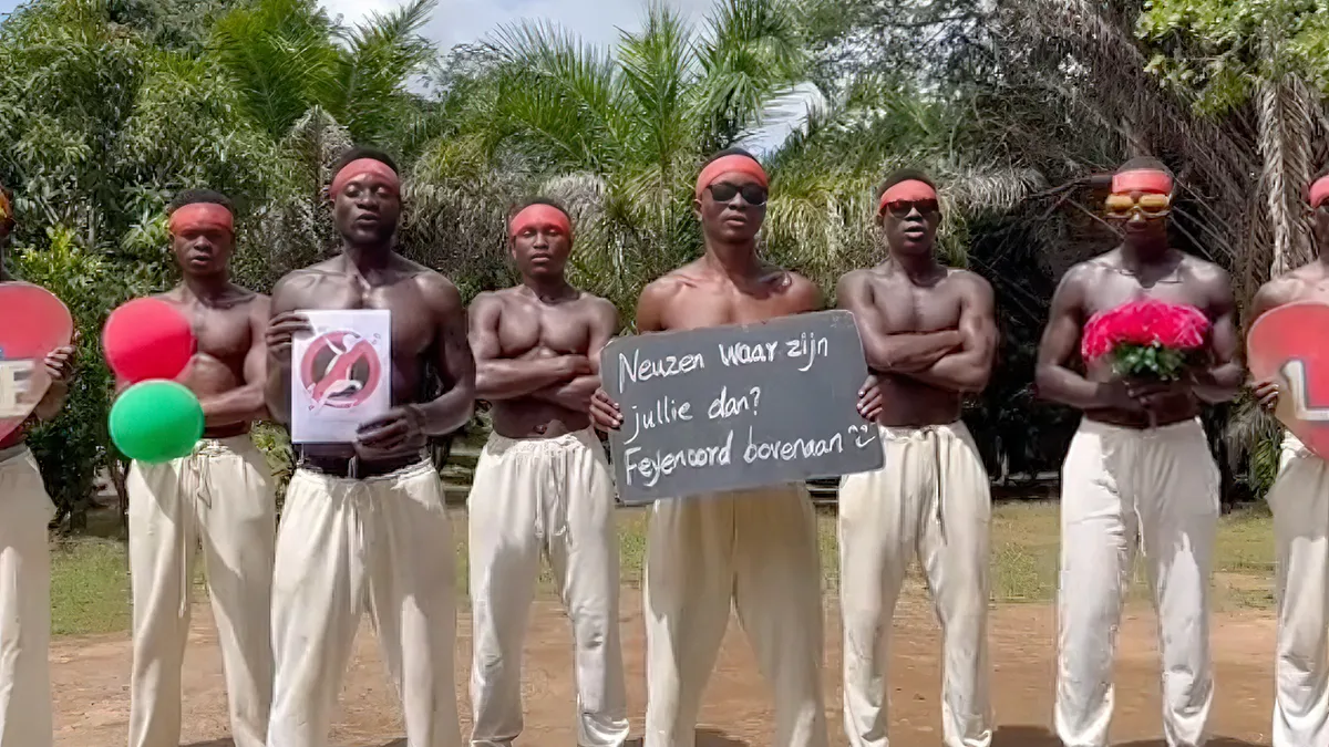 De winst van Feyenoord op Ajax wordt zelfs gevierd in donker Afrika