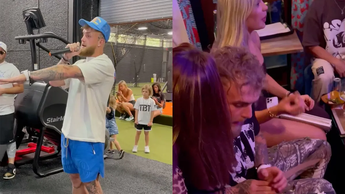 Jutta Leerdam en Jake Paul zijn handtastelijk en dus waarschijnlijk verliefd