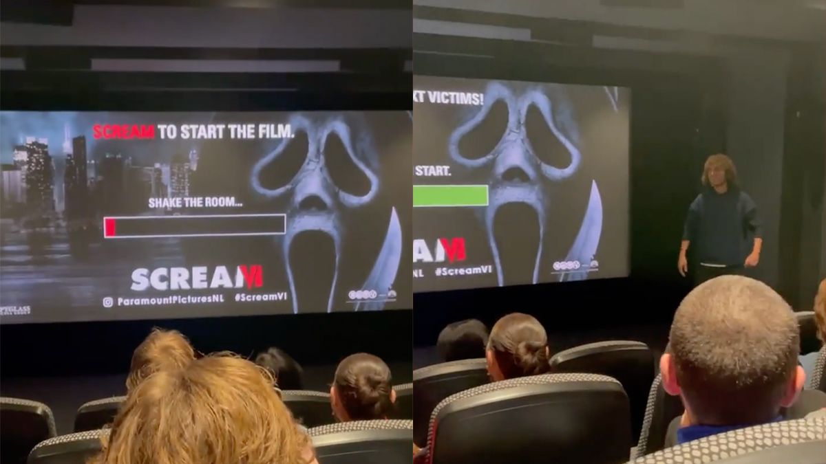 Kijkers naar screening van Scream VI moeten schreeuwen om film te starten