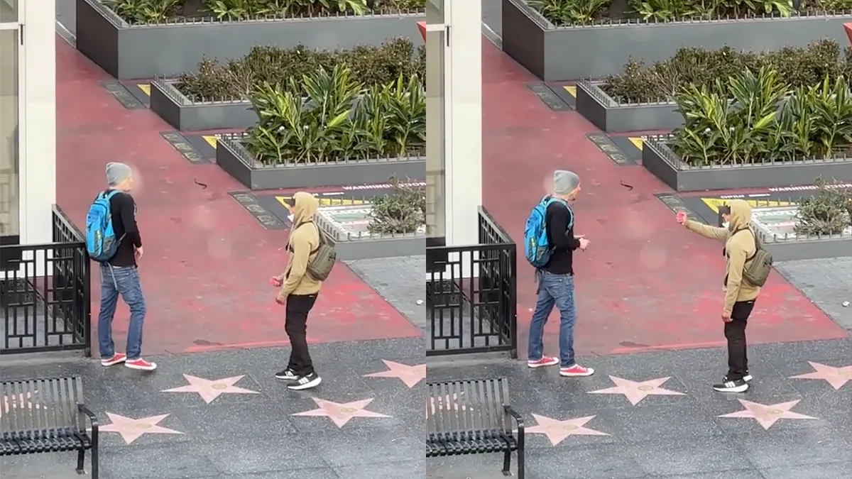 Ondertussen in Hollywood: Iemand krijgt pepperspray en trap in noten cadeau
