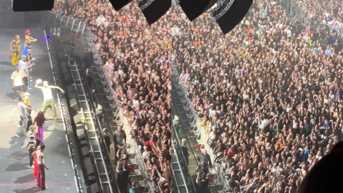Vrouwen gaan matten om het shirt van Chris Brown tijdens concert in Amsterdam