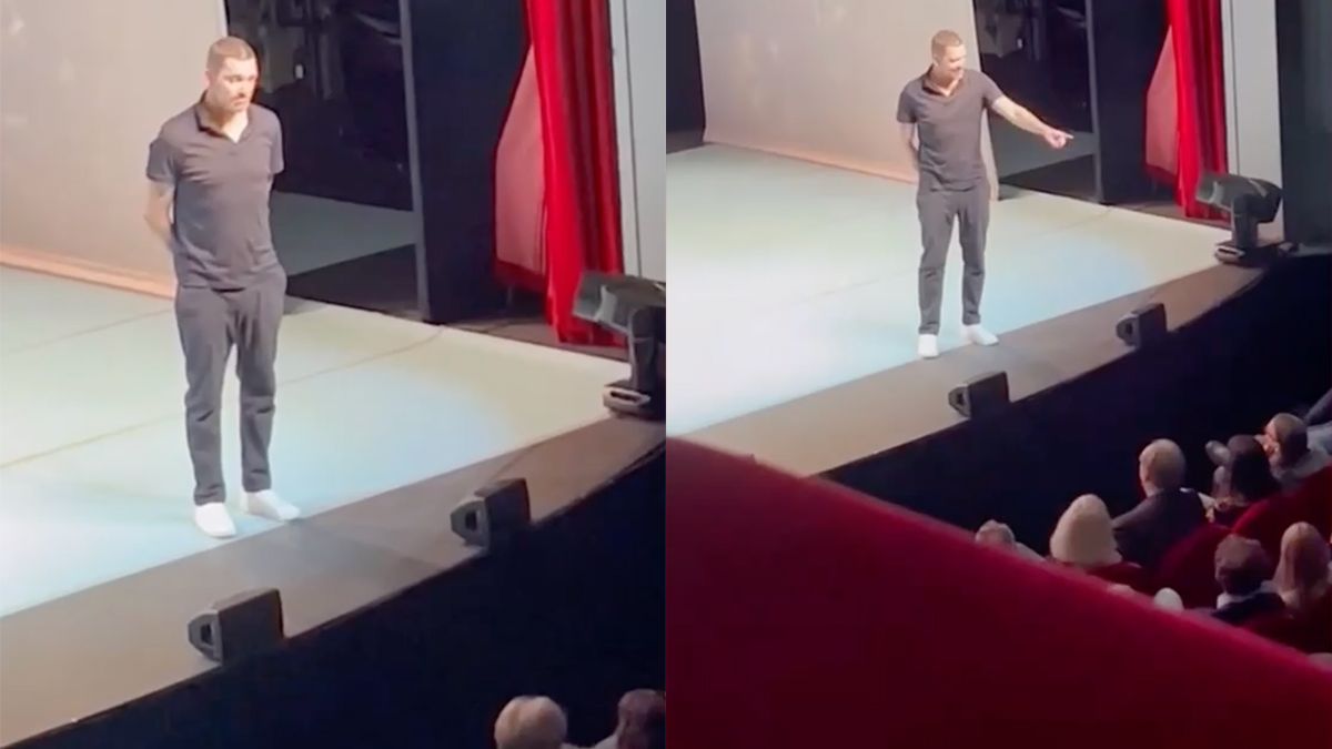 Video van Theo Maassen die 3-jarige peuter wegstuurt tijdens voorstelling in Antwerpen