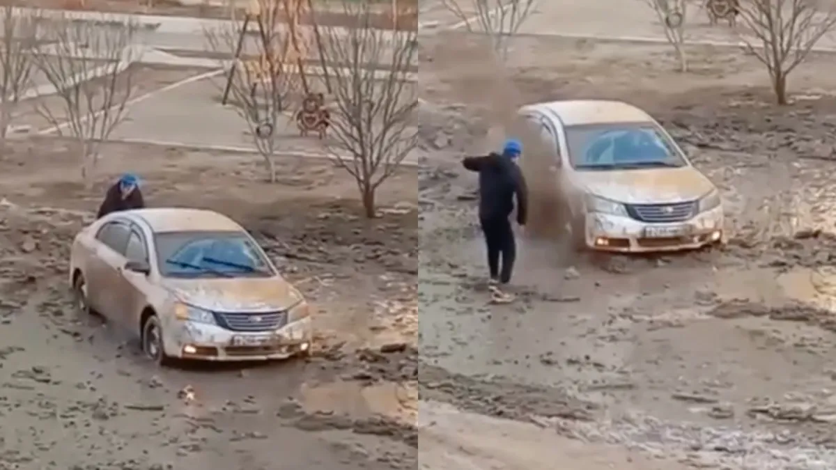 Zichzelf iets overschattende knakker krijgt de volle laag