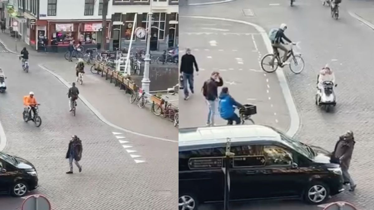 Gewoon een typisch Amsterdams tafereeltje