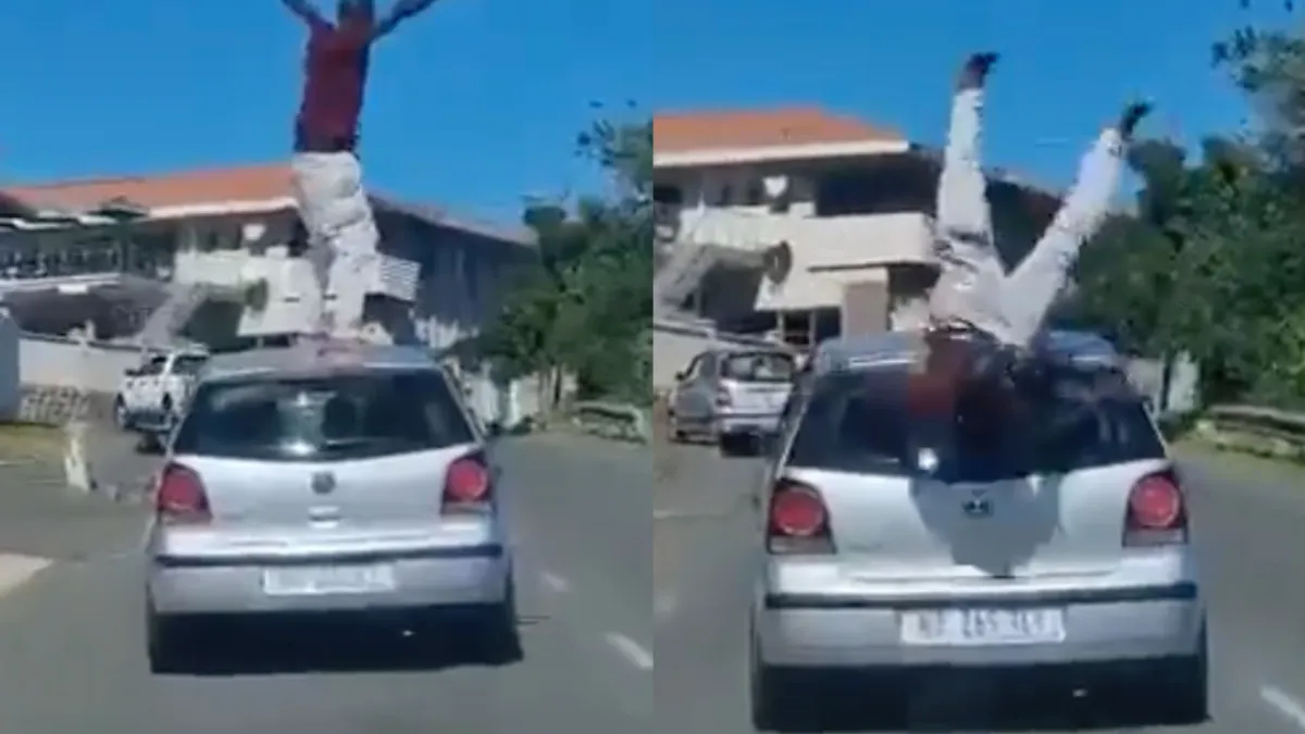 Zuid-Afrikaan breekt zijn nek na idioterie op een auto