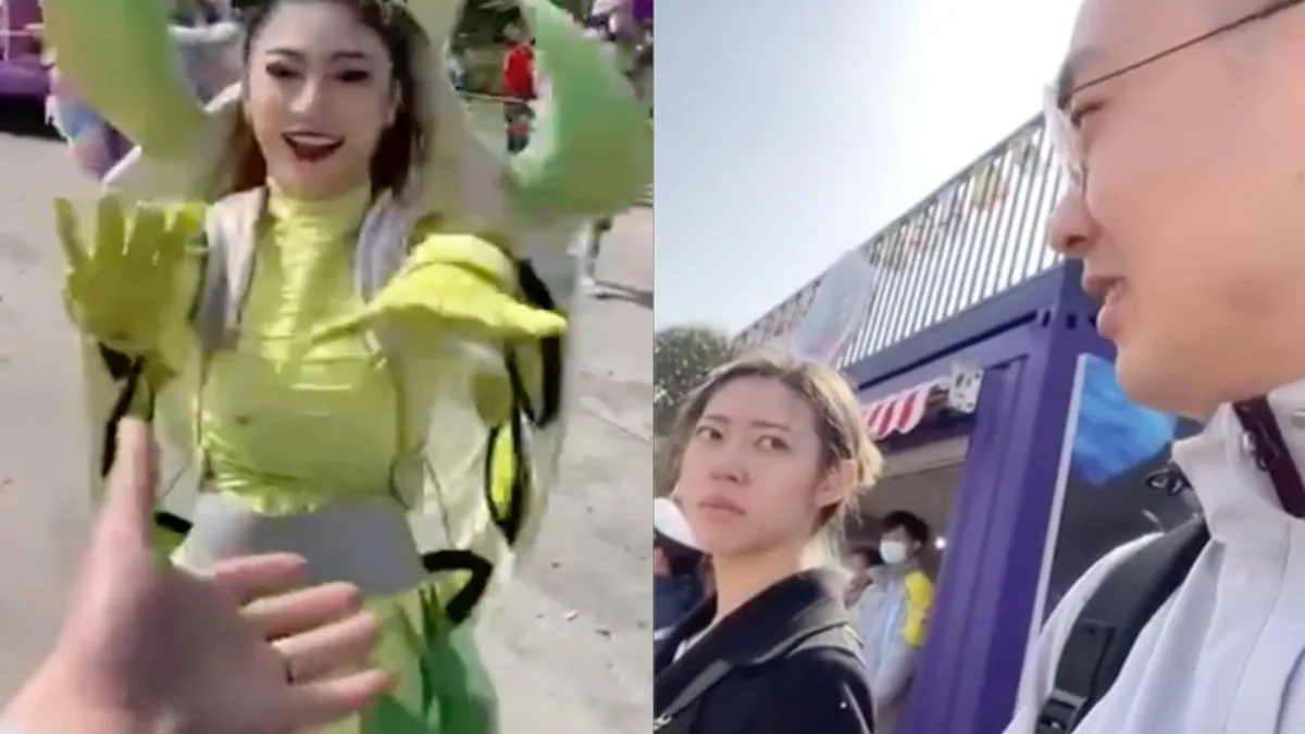 Sfeer tijdens leuke optocht slaat toch een beetje om