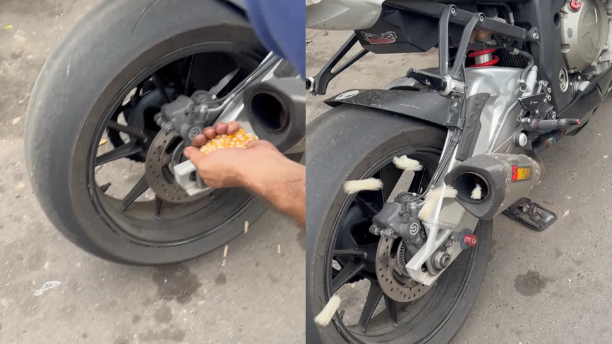 Colombiaan heeft BMW motor en popcorn machine in één