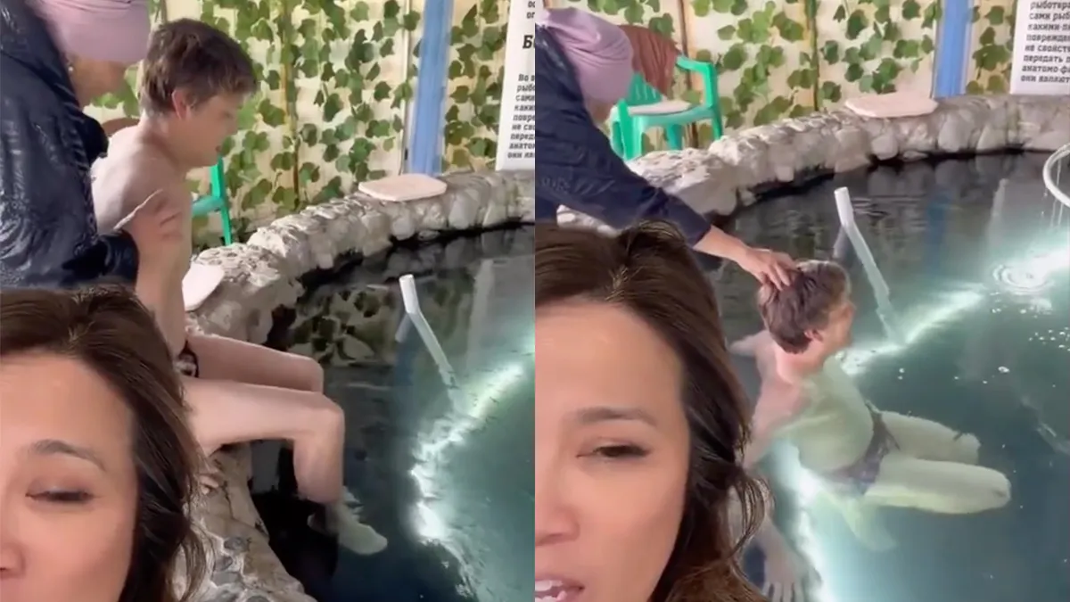 Anders ga je helemaal in een bad zitten met visjes in Fish Spa