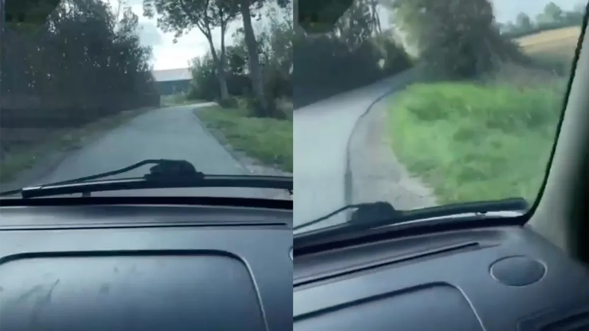 Beelden 15-jarige jongen stapt in auto van familielid en rijdt bij Ritthem de sloot in