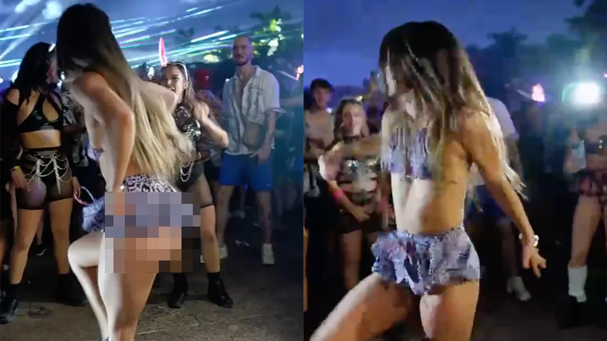 Dame doet de shuffle op Ultra Music Festival in Miami