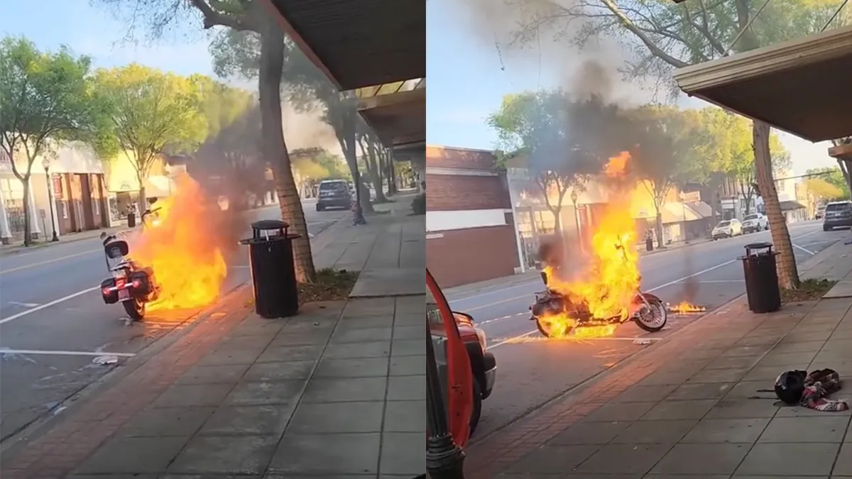 "Ghost Rider" wil nog even rijden op zijn brandende motor