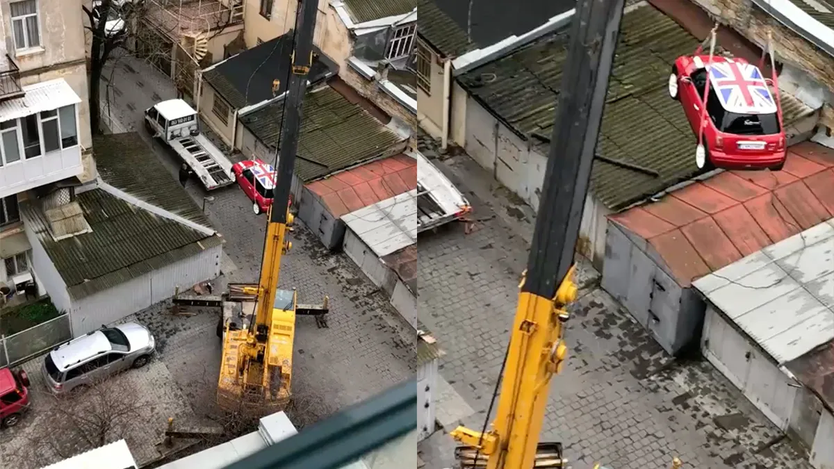 Het heeft wat voeten in de aarde, maar auto heeft vaste parkeerplaats op balkon