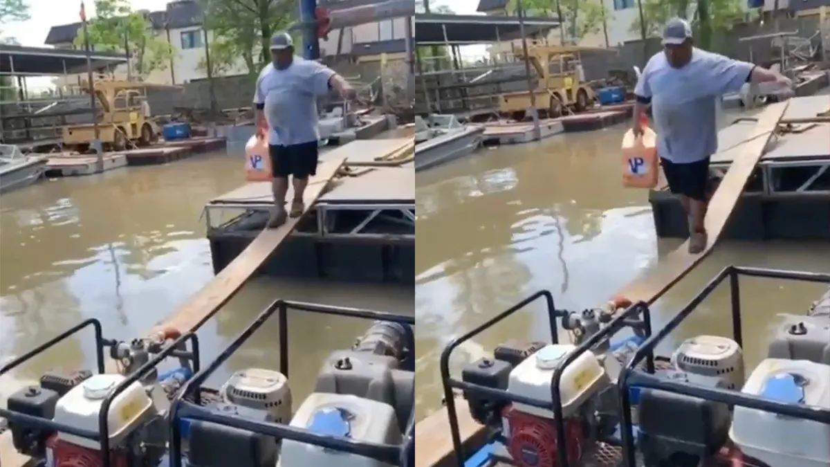 Je ziet dat die plank je niet gaat houden, maar toch stap je erop