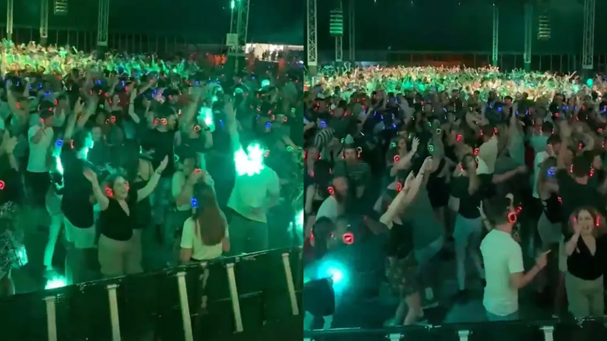 Kali massaal meegezongen tijdens Silent Disco op Solar Festival