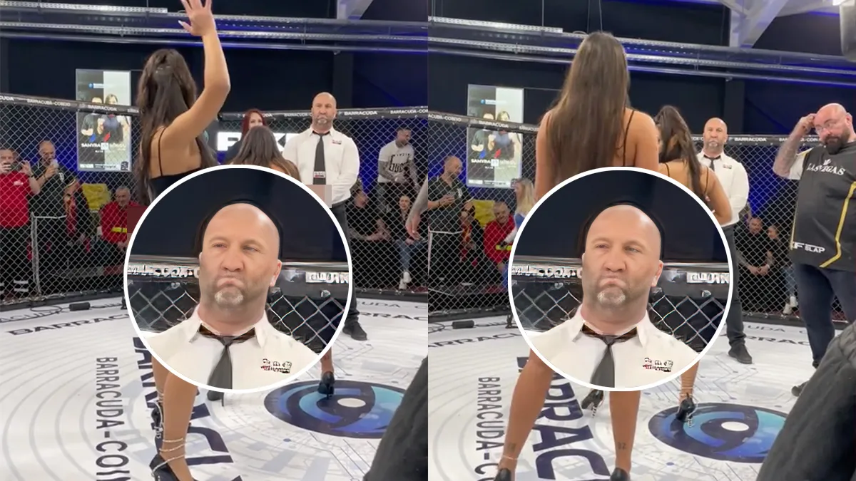 Ook een mooie sport: Dames slaan elkaar een rood achterwerk