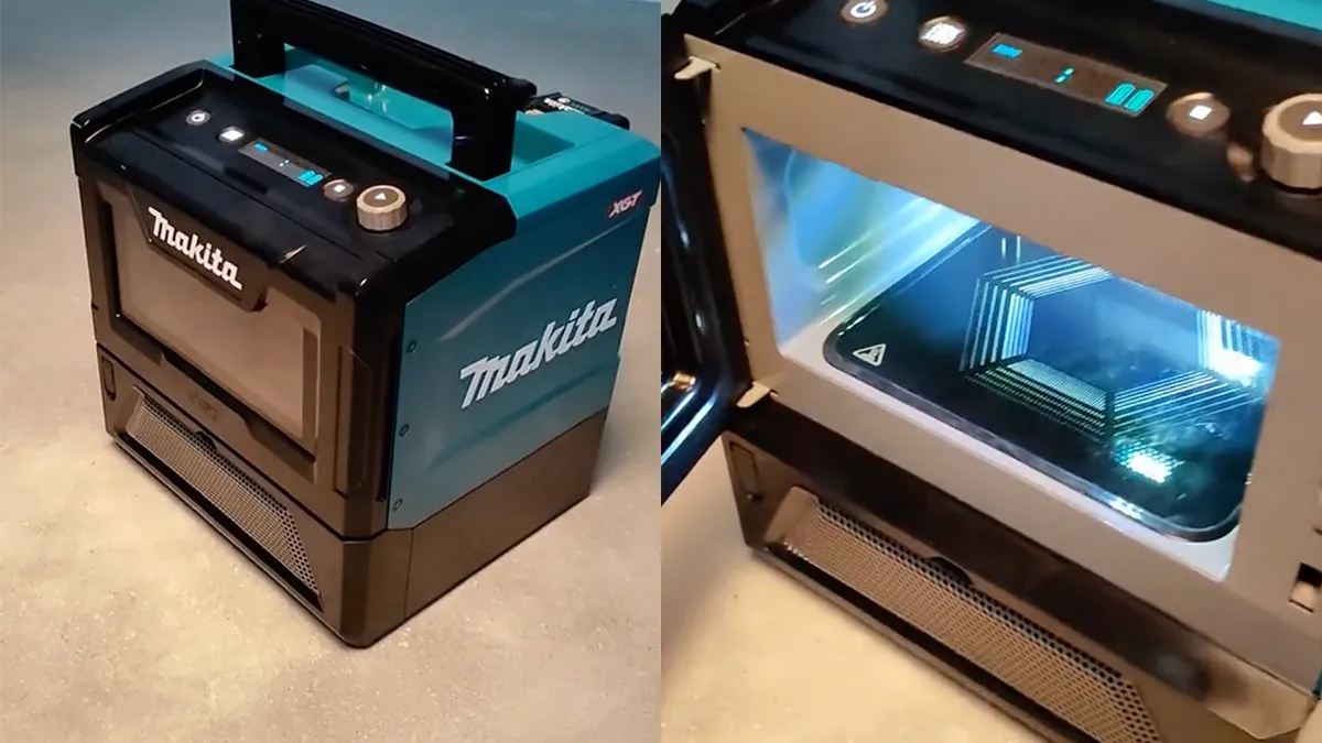 Shut Up And Take My Money: Makita heeft een draadloze magnetron met USB-oplader