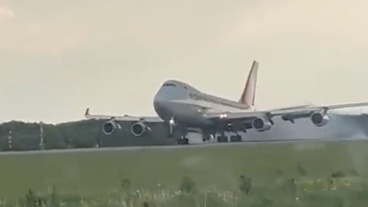 CargoLux Boeing 747-400 verloor deel van landingsgestel