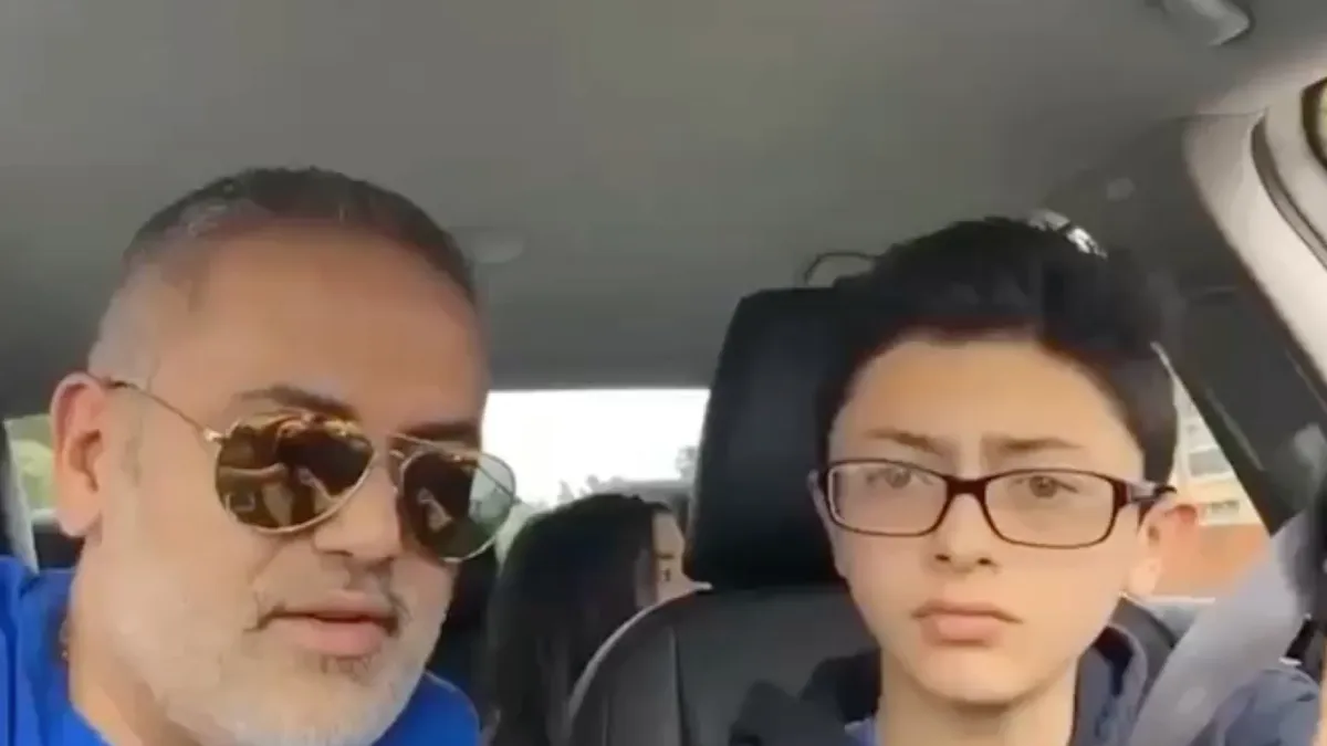 Eerste paar seconden van eerste autorijles gingen best goed