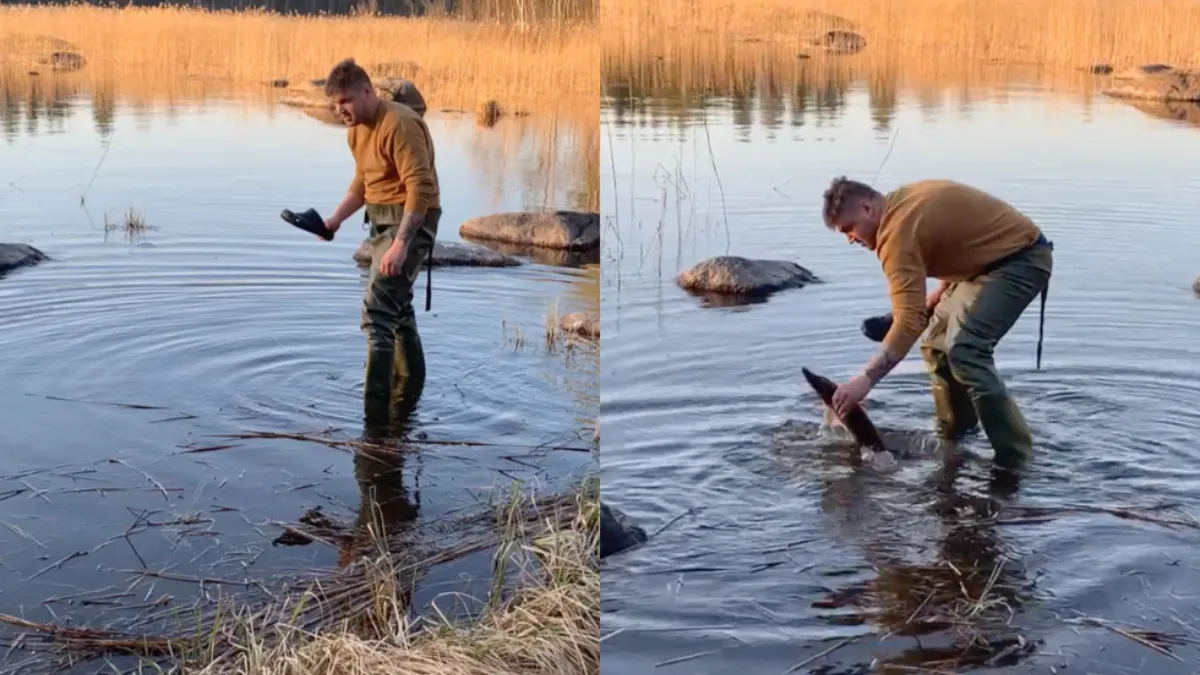 Fin vist succesvol met crocs