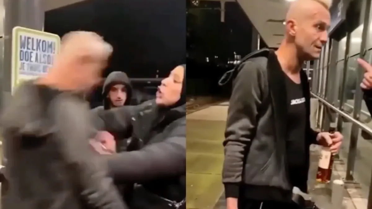 Dronken man leert op Nederlands station wat een sucker punch is