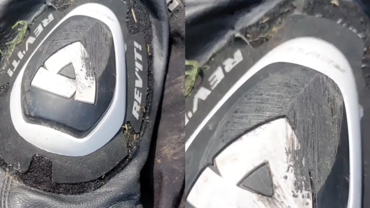 Lalaa.on.wheels raakte voor het eerst met haar knie het asfalt