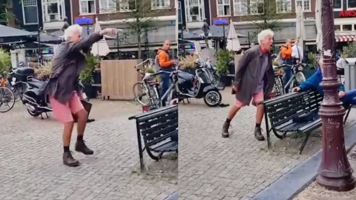 Schreeuwerig mannetje lucht zijn hart in Amsterdam