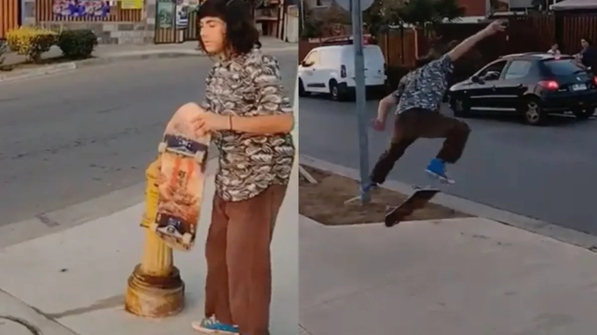 Misschien is skateboarden toch niet helemaal zijn ding