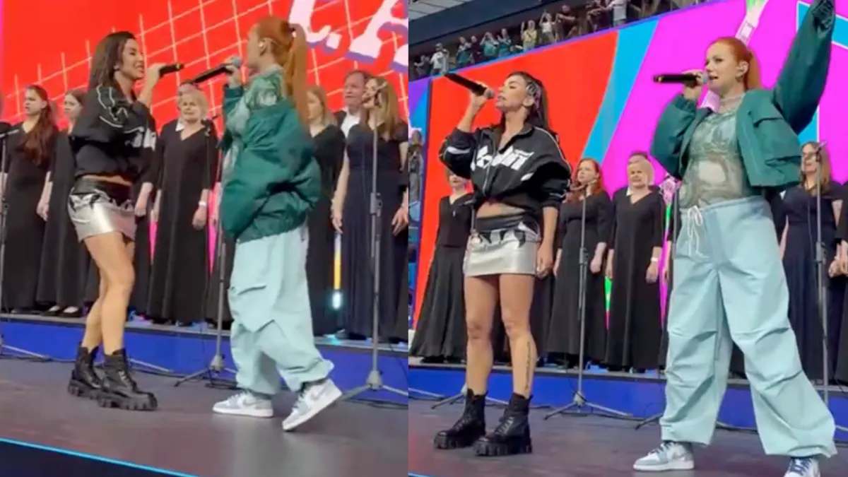 Dames van t.A.T.u. voor het eerst in 9 jaar weer op het podium