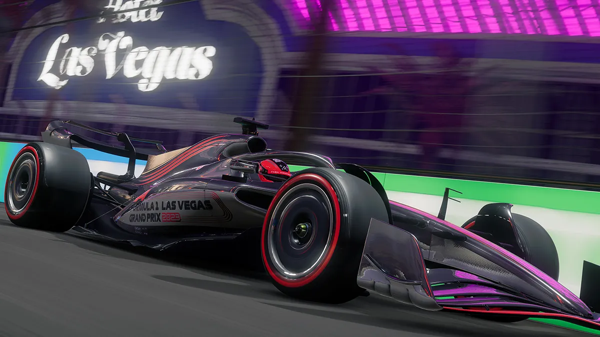 De eerste beelden van de Las Vegas Strip in 'EA Sports F1 23'