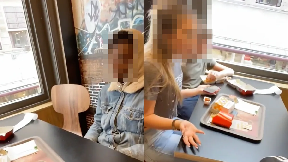 Natuurlijk kun je niet gewoon aanschuiven en mee eten in de Maccie