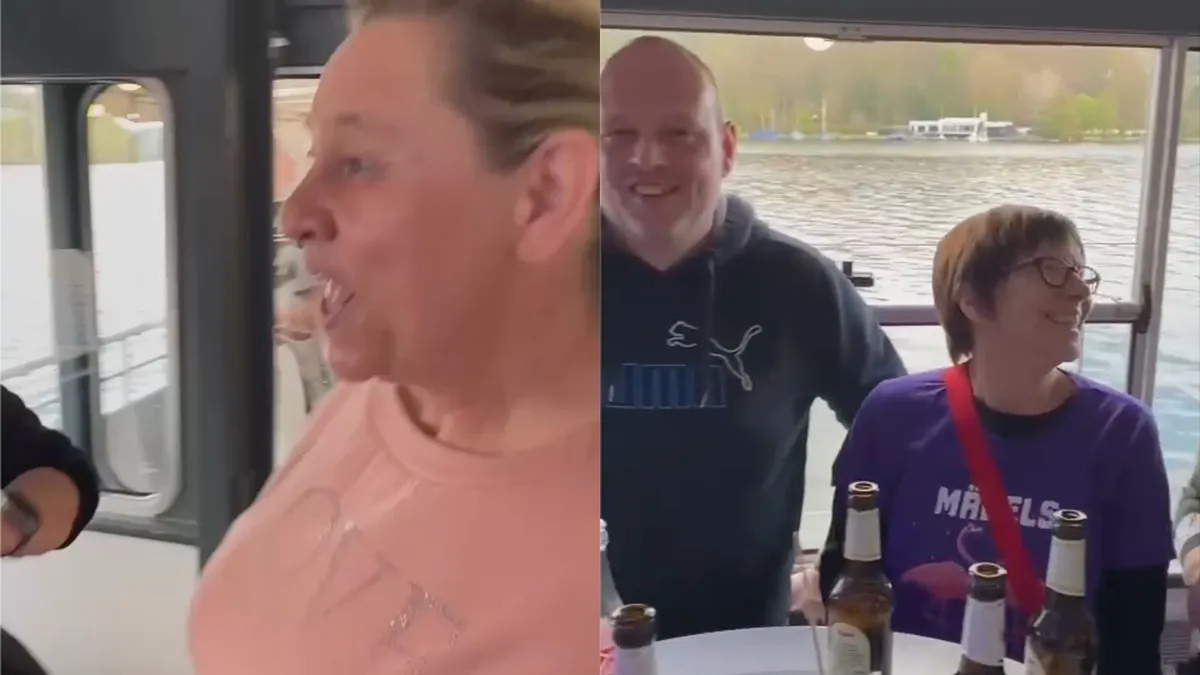 Overal straalt plezier vanaf in beelden kort pittige Moezel cruise