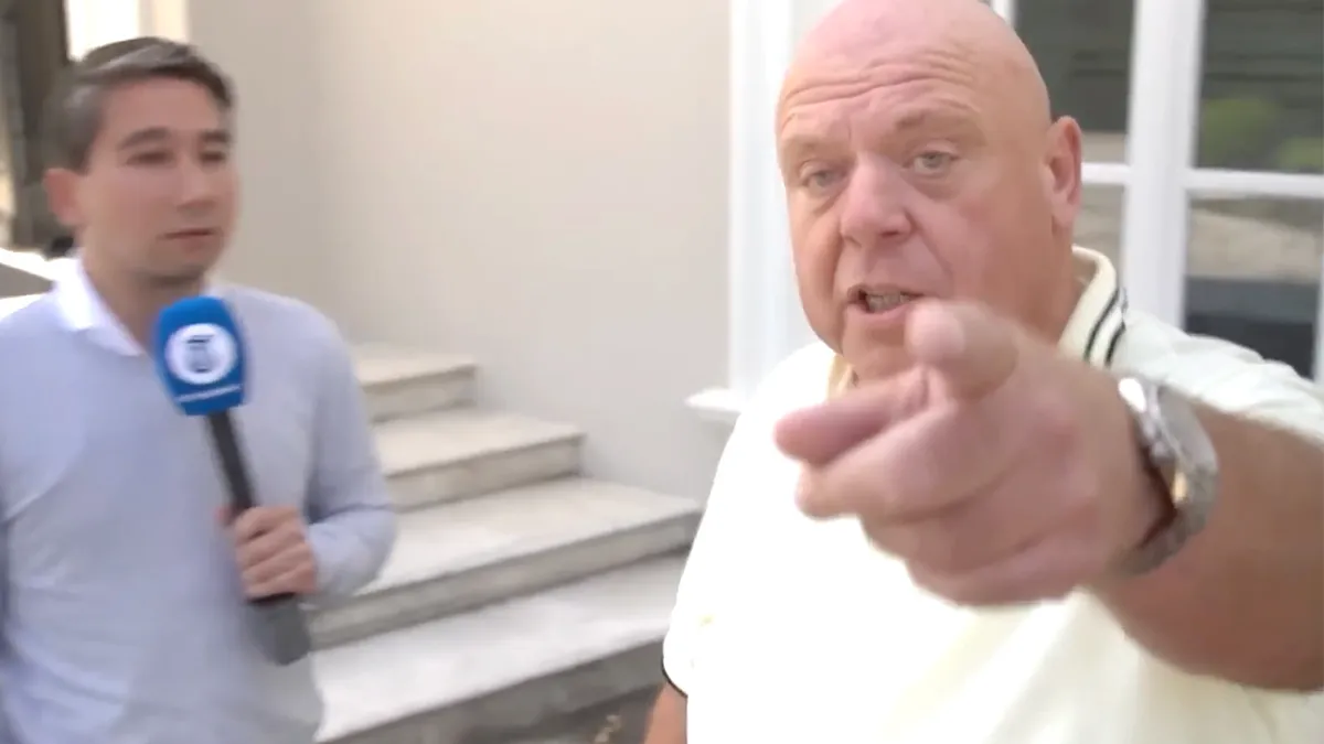Peter Gillis piswoest tijdens interview: 'Als je dit uitzendt heb je een dik probleem'