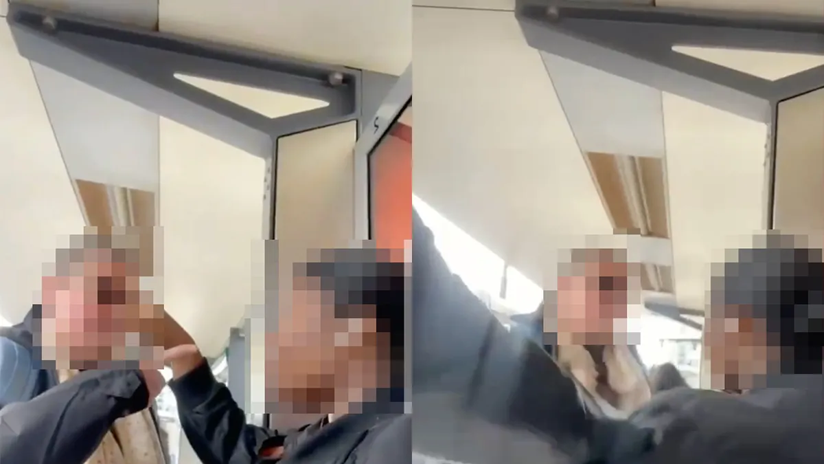 Ruzie op een metrostation: "Beter raak je mij niet aan"