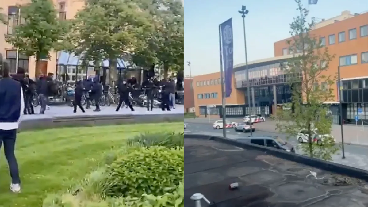 "Voetbalsupporters" van Heerenveen en Cambuur met elkaar op de vuist in Leeuwarden