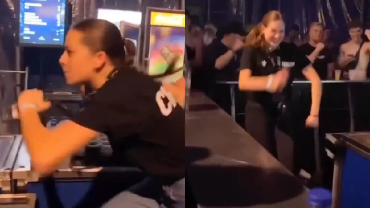 Ook groot feest achter de bar tijdens Defqon.1