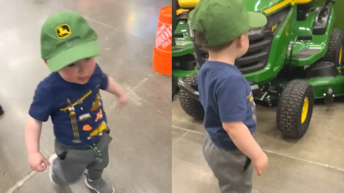Kleine baas is nu al John Deere fan voor het leven