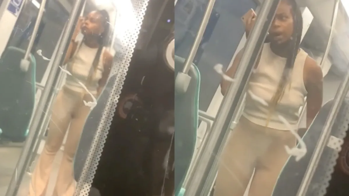 Gewoon meegenieten van een goed gesprek in de metro van Rotterdam