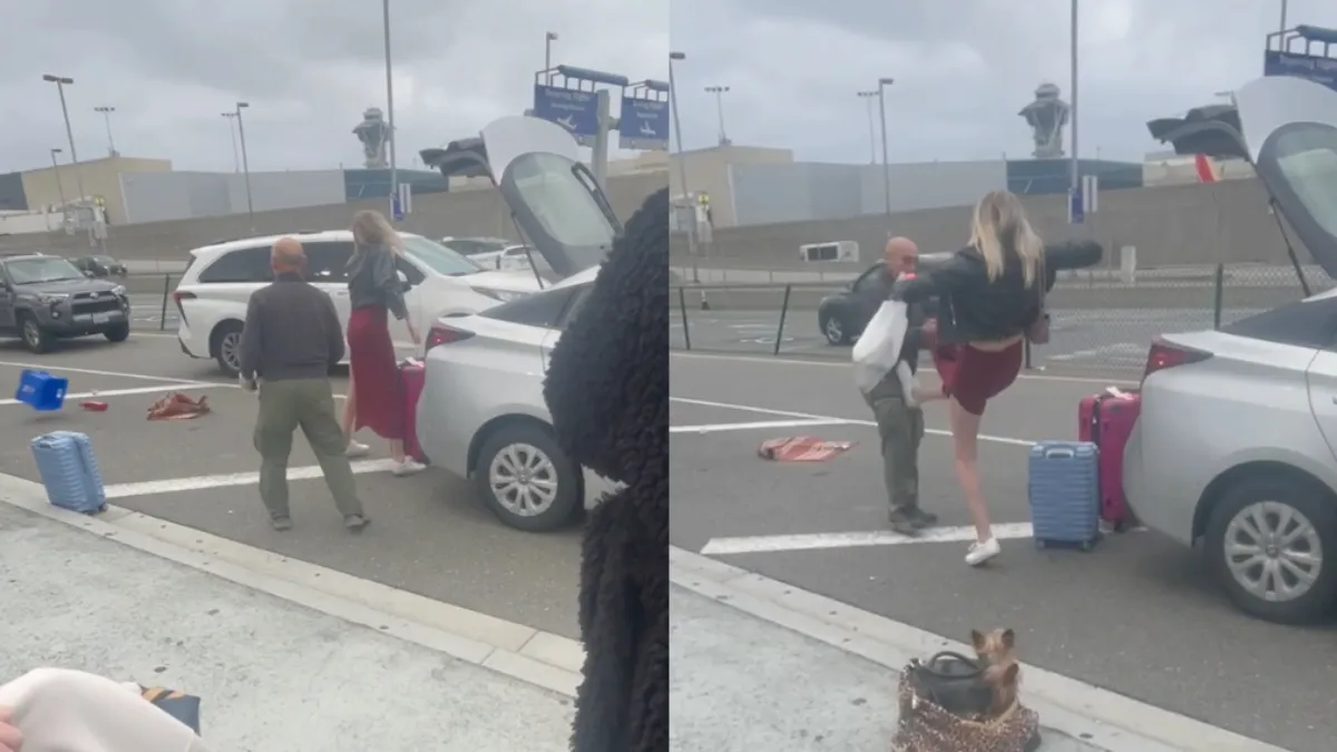 Vrouw schopt chauffeur omdat haar bagage niet in Uber past