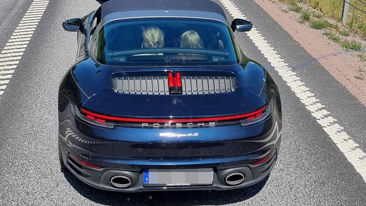 Soms is in Zweden achter een Porsche in de file staan helemaal niet erg