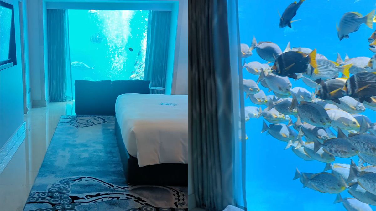 Tip voor als je naar Dubai gaat: Neem een onderwater kamer