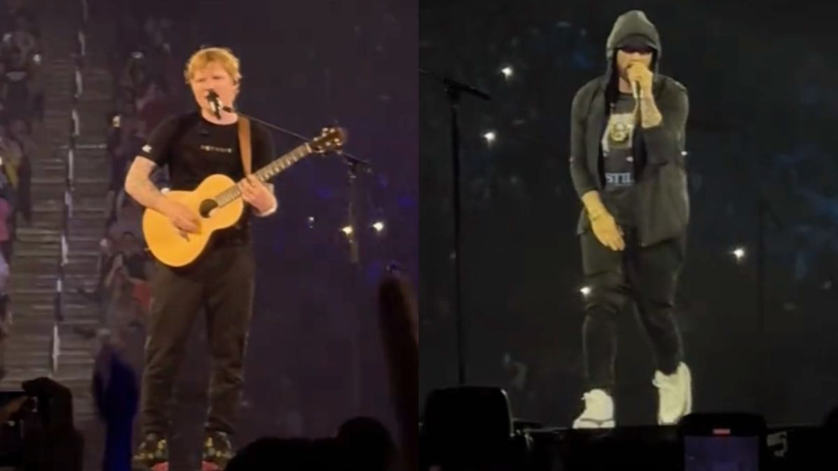 Eminem als verrassingsact bij opreden van Ed Sheeran in Detroit