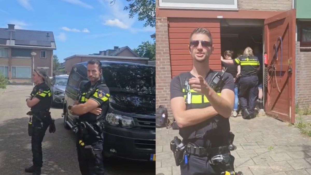 Eigenaar doet verslag van Politie Eindhoven die zijn garage openbreekt
