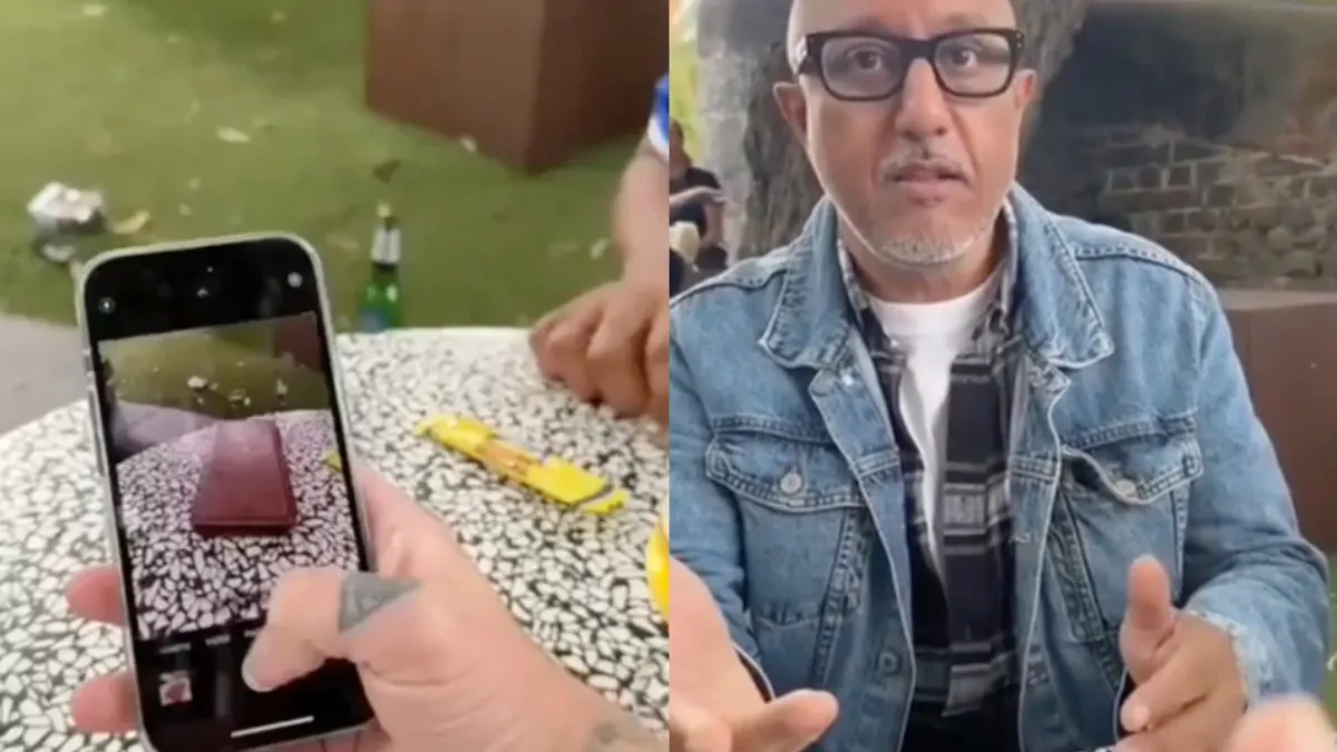 Maatje blijkt niet het scherpste stuk gereedschap in de schuur tijdens prank met telefoon