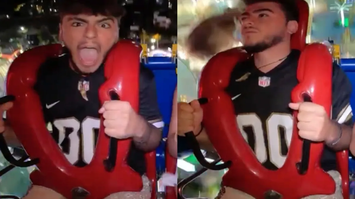Gast gaat van 0 naar 100 en van 100 naar 0 en dan weer van 0 naar 100 tijdens Slingshot rit