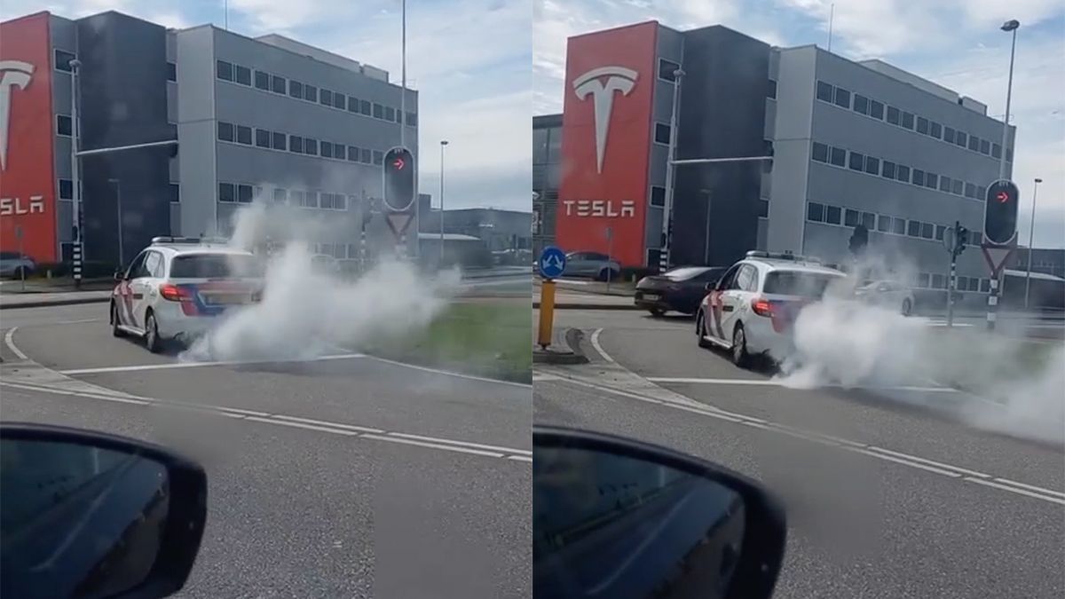 Hey agent, is er een nieuwe Paus, want je auto rookt zo?