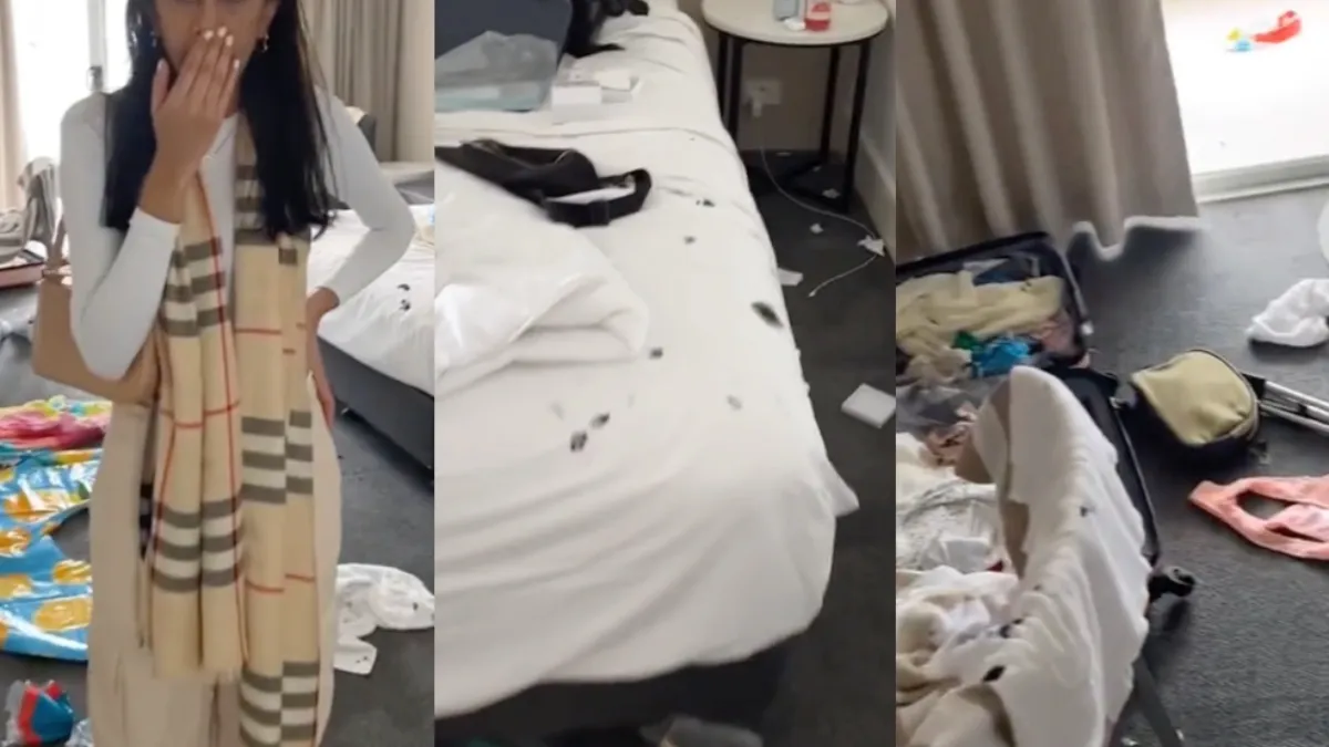 Kaketoes verbouwen hotelkamer van dames op Hamilton Island