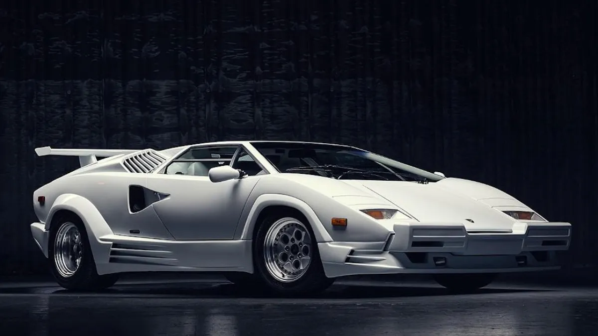 De Lamborghini Countach uit The Wolf of Wall Street gaat onder de hamer