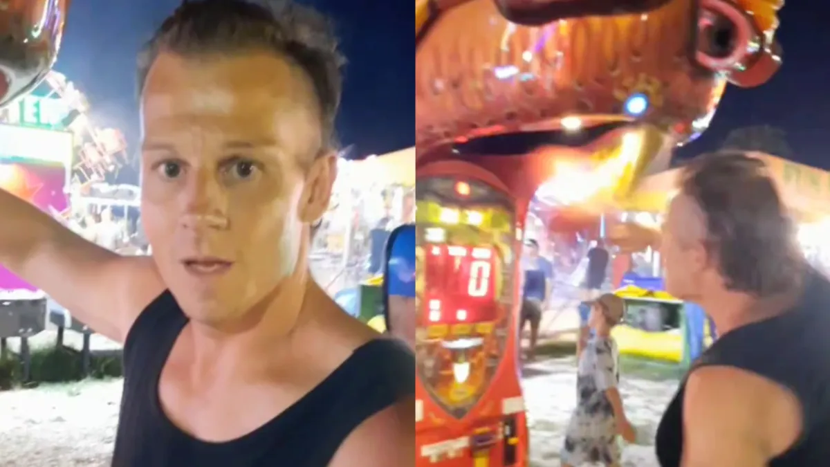 Rapper Sjors nog niet helemaal over Natascha heen en uit zijn agressie op boksbal